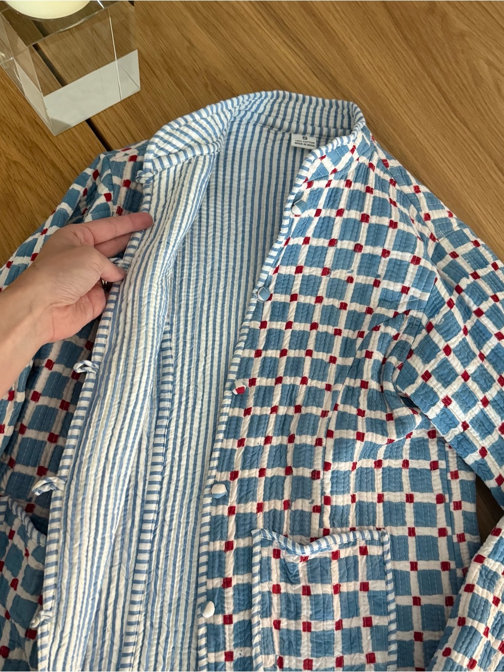 Reversible Quilted Jacket Size Small - Picture 3 of 7